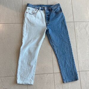 Levi's 501 Two-Tone Straight Jeans